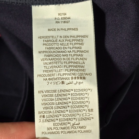 Boden Womens Culottes Size 14R Navy Blue Wide Leg Stretch Crop Pants Minimalist - Picture 7 of 13